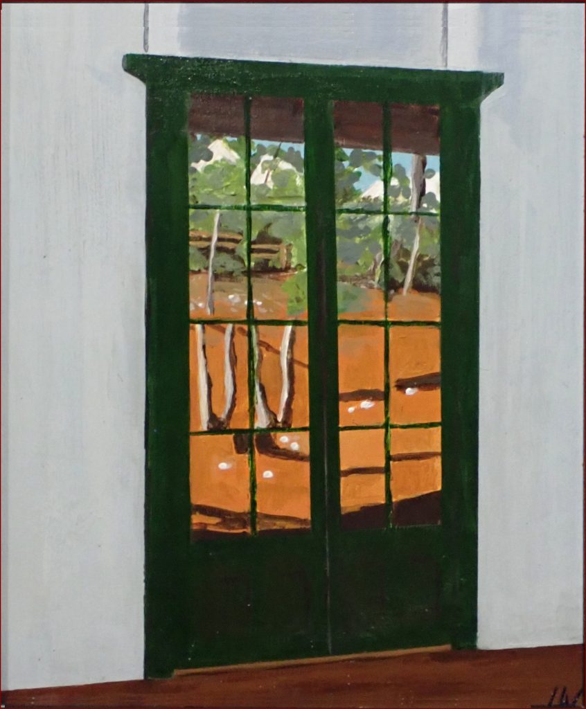 17 'Outlook Reflection' Lynne Wright $90 (25cm x 30cm Framed) Acrylic - Redland Yurara Art Society