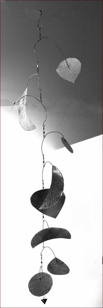 20 'Turn' by Noreen Eyears, Metal, Hanging Mobile, $140 - Abstracts Art Exhibition - Redland Yurara Art Society