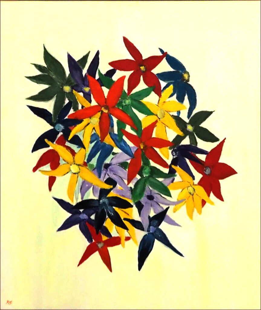 25 'Whimsy' by Rosie Sheehan, Acrylic, 50x60cm, Not Framed, $100