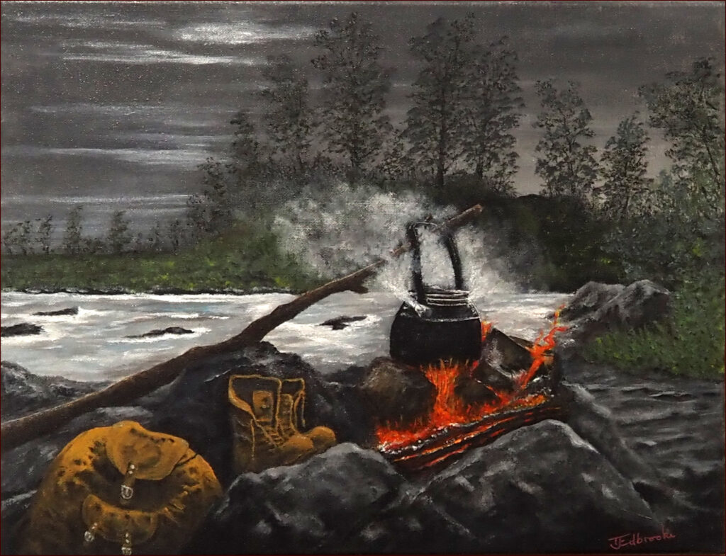 11 'Morning Brew' by Tony Edbrooke, Acrylic, 46x36cm, Not Framed, $230