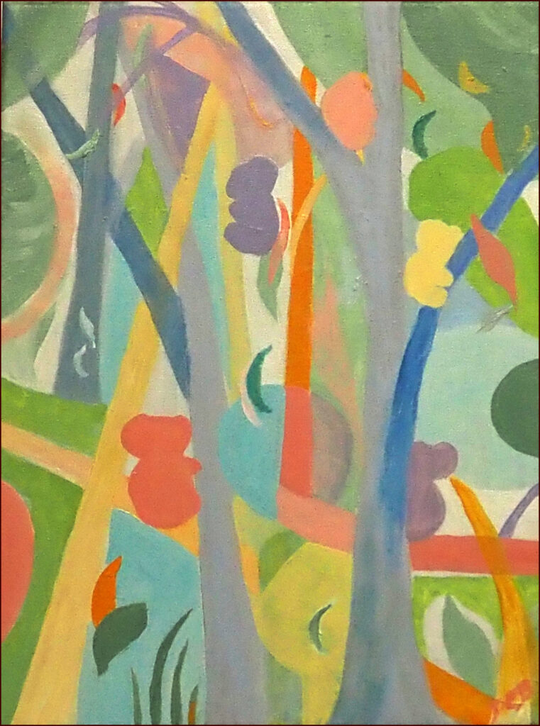 01 'Bush Babies' by Danielle Bain, Acrylic, 30x40cm, Not Framed, $80