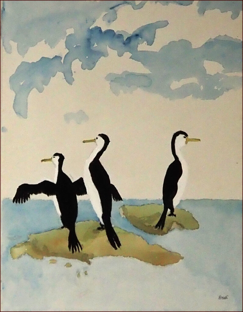 24 'Chilling' by Rosie Sheehan, Acrylic, 40x51cm, Not Framed, $100