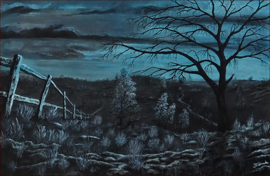 22 'First Light' by Tony Edbrooke, Acrylic, 71x51cm, Not Framed, $350