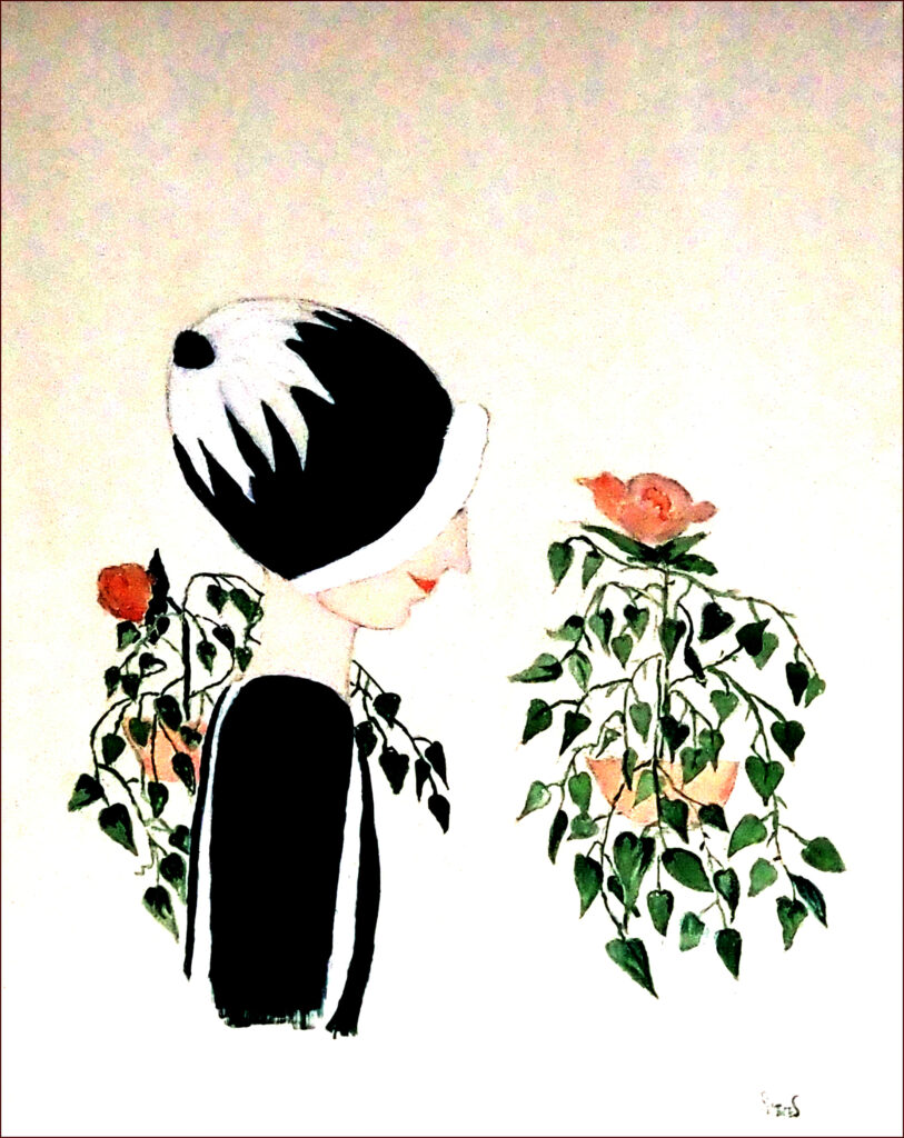 27 'Lady Rose' by Rosie Sheehan, Acrylic, 40x50cm, Not Framed, $90