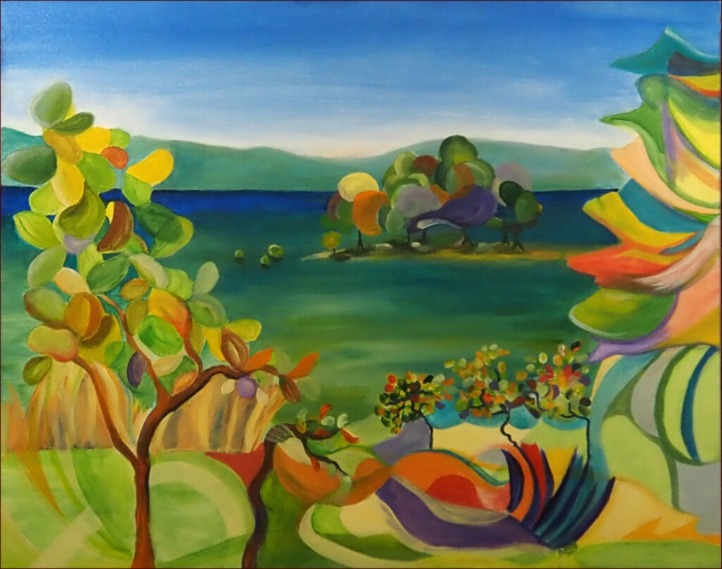 07 'Sweet Dreams', Danielle Bain, Acrylic, 76x60cm, Not Framed, $55