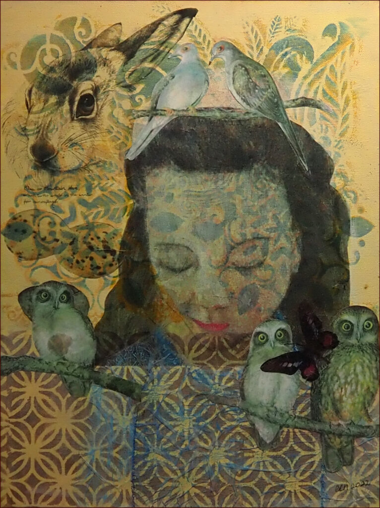 29 'Evie's Dream', Noreen Eyears, Mixed Media, 40x30cm, Not For Sale