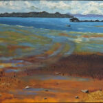 01 'Tide's Out Victoria Point' - Lynne Wright, Acrylic, 46x37cm, Framed, $150