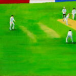 03 'From Deep Cover' - Lynne Wright, Acrylic, 63x31cm, Not Framed, $100