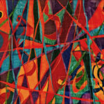 06 'Abstract' - Georgie Usher, Ink, 62x87cm, Framed, $360