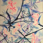 07 'Get off the Grass' - Georgie Usher, Mixed Media, 61x92cm, Not Framed, $720