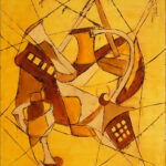 09 'Still Life in Yellow' - Mary Kirkby, Oils, 40x52cm, Not Framed, $300