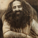 23 'Costa' - Sharyn Talbot, Charcoal & Oils, 50x60cm, Not Framed, $250