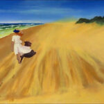 28 'Sandblown' - Danielle Bain, Acrylic, 50x40cm, Not Framed, $180