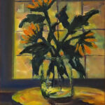 39 'Sunflower Magic' - Pam Maccoll, Oils, 30x40cm, Framed, $120