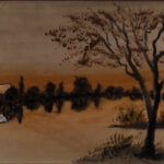 18 'River Reflections' - Ray Hackett, Watercolour, 40x30cm, Framed, Donation