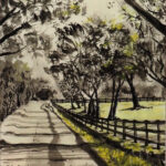 23 'Somerville' - Annie Radcliffe, Acrylic, 21x30cm, Framed, $59