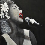 33 'Lady Day' - Tony Edbrooke, Acrylic, 36x46cm, Not Framed, $185