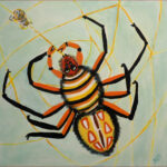 01 'Gotcha!' - Danielle Bain, Acrylic, 45x45cm, Not Framed, $10