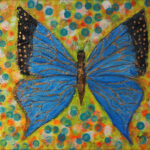 07 'The Butterfly' - Tarja Rantala, Acrylic, 50x40cm, Framed, $80