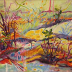 23 'Marshy Haven' - Georgie Usher, Acrylic, 80x40cm, Not Framed, $420