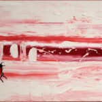 24 'Lady Luck meets Big red' - Belinda Doonar, Acrylic, 40x122cm, Not Framed, $110