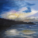 03 'Tranquil Cove' - Ray Hackett, Acrylic, 90x60cm, Framed, $300