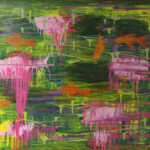 10 'Pond' - Tarja Rantala, Acrylic, 75x60cm, Not Framed, $190