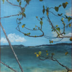 17 'View from Coochiemulo' - Gloria Martens, Oils, 40x50cm, Framed, $150