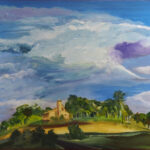 21 'Above Mt Cotton' - Danielle Bain, Acrylic, 60x50cm, Not Framed, $90