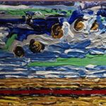 23 'Sunrise' - Belinda Doonar, Acrylic, 40x30cm, Framed, $100