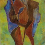 07 'Have you heard? #2' - Mary Kirkby, Oils, 20x47cm, Framed, Not For Sale