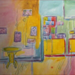 08 'Interior' - Georgie Usher, Acrylic, 61x46cm, Not Framed, $220