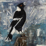 12 'Song of the Magpie' - Tarja Rantala, Acrylic, 40x60cm, Framed, $150