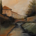 26 'Italian Village' - Pam Maccoll, Oils, 30x40cm, Not Framed, $100