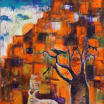 07 'Scapegoat' - Tarja Rantala, Acrylic, 40x50cm, Framed, $110