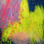 09 'Eruption' - Tarja Rantala, Acrylic, 60x90cm, Not Framed, $150