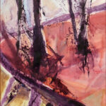 21 'Aftermath' - Georgie Usher, Acrylic, 31x43cm, Framed, $220