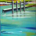 27 'Water Series I' - Pam Maccoll, Oils, 40x50cm, Not Framed, $130*