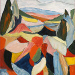 34 'Distance' - Rosie Sheehan, Acrylic, 31x40cm, Not Framed, $50