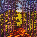 35 'The Avenue' - Lynn Hughes, Oils, 40x60cm, Not Framed, $250