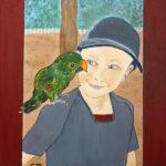 11 'Can you keep a Secret?' - Gloria Martens, Acrylic, 30x40cm, Not Framed, $60