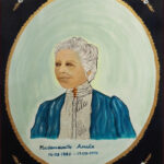 12 'Mademoiselle Amalie' - Gloria Martens, Acrylic, 30x40cm, Not Framed, $60