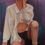16 'The Lyrical Dancer' - Sharyn Talbot, Oils, 60x90cm, Framed, Not For Sale