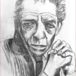 26 'Ian McKellen' - John L Holmes, Graphite, 21x30cm, Framed, $100