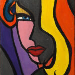 31 'Enigma' - Raija Jantti, Acrylic, 20x30cm, Not Framed, $60