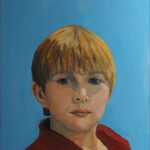 33 'Rowan Wright 2025' - Lynne Wright, Acrylic, 25x30cm, Framed, Not For Sale