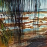 20 'Swamp Sheoak, Victoria Point' - Raija Jantti, Watercolour & Ink, 21x31cm, Framed, $80