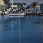 22 'Winter Evening View' - Evelyn Kerlin, Acrylic, 51x76cm, Not Framed, $350