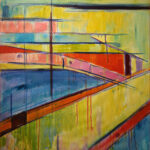 35 'Big Ben' - Georgie Usher, Acrylic, 61x61cm, Not Framed, $420