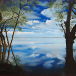 41 'Myall Lakes NSW' - Tony Edbrooke, Oils, 76x50cm, Not Framed, $465